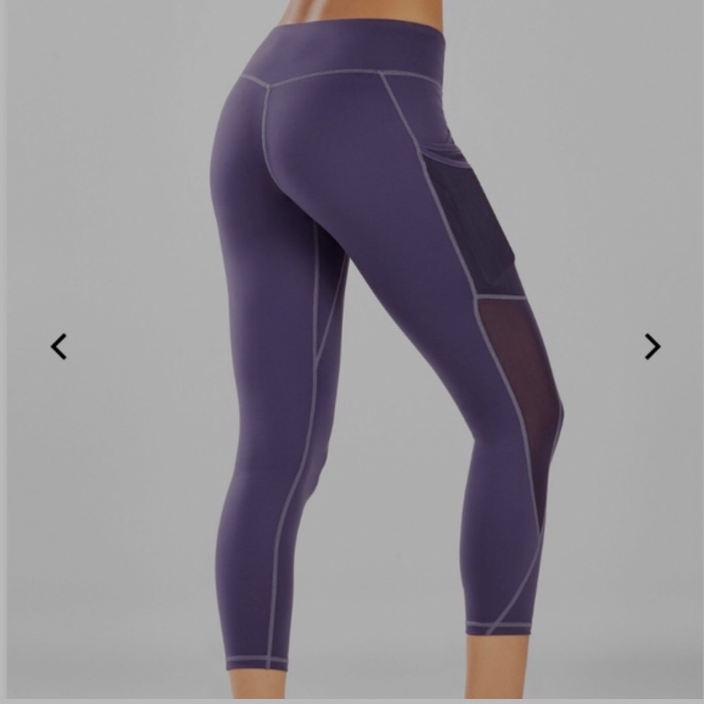 Fabletics Trinity Side Pocket Capri Leggings In E… - image 3